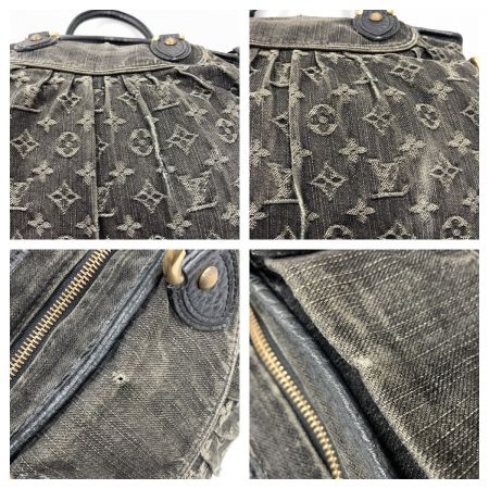  LOUIS VUITTON ルイヴィトン モノグラム デニム ネオ カヴィMM ハンドバッグ M95351 ブラック 現状渡し