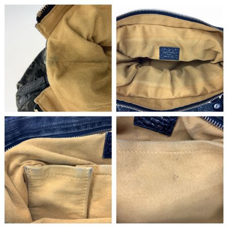  LOUIS VUITTON ルイヴィトン モノグラム デニム ネオ カヴィMM ハンドバッグ M95351 ブラック 現状渡し