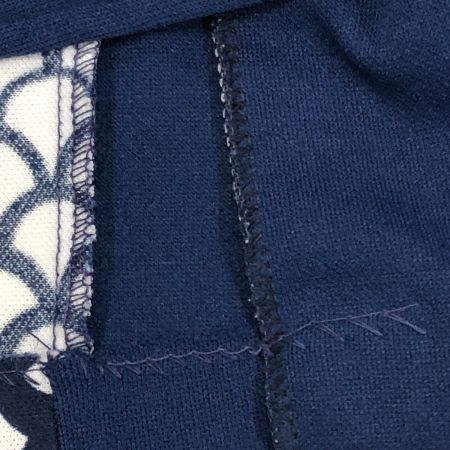  Angel Town メンズ ボーリングシャツ サイズM ネイビー×ホワイト