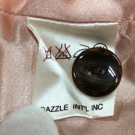  dry bones メンズ ギャバジャン Gabardine Jacket アーガイル柄 サイズL TALONZIP ブラウン×オレンジ