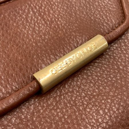  Chloe クロエ ラウンドファスナー長財布 ブラウン