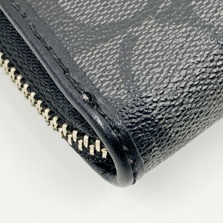  COACH コーチ シグネチャー  ラウンドファスナー長財布 54630 ブラック
