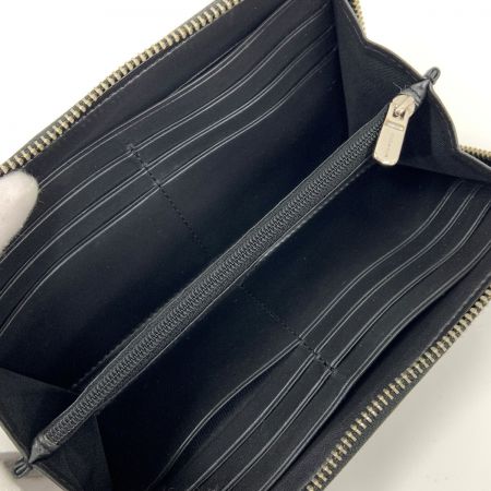  COACH コーチ シグネチャー  ラウンドファスナー長財布 54630 ブラック