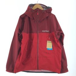 〇〇 mont･bell モンベル サンダーパス ジャケット サイズL #1128635 パプリカ レッドブリック ネーム入り Aランク