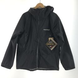 〇〇 mont･bell モンベル レインダンサージャケット サイズL #1128618 ブラック ネーム入り Aランク