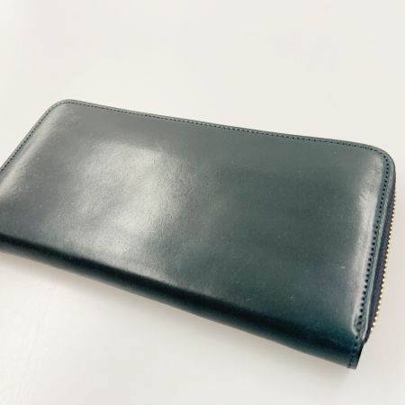  CORBO SLATE- Horween shell cordovan ラウンドファスナー 長財布 1LL-1504 ネイビー