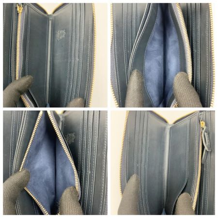  CORBO SLATE- Horween shell cordovan ラウンドファスナー 長財布 1LL-1504 ネイビー