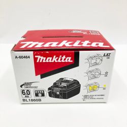 〇〇 MAKITA マキタ 純正 リチウムイオンバッテリー 18v 6.0Ah BL1860B 未使用品 Sランク
