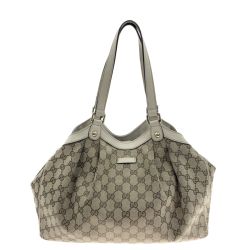 〇〇 GUCCI グッチ GGキャンバス トートバッグ 388919 ベージュ Cランク