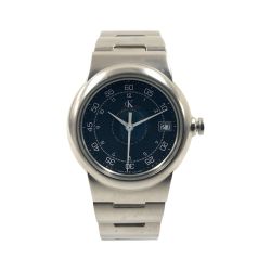 〇〇 Calvin Klein カルバンクライン クォーツ 腕時計 K18121 シルバー Bランク