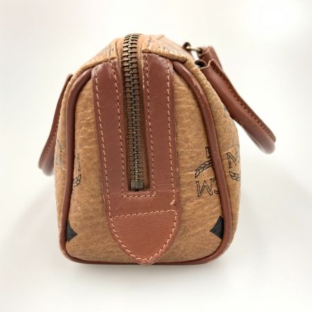  MCM エムシーエム ヴィセトス ミニボストンバッグ ハンドバッグ ブラウン