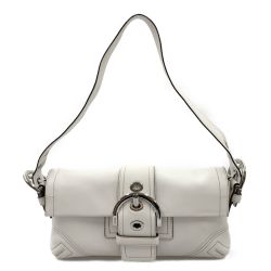 〇〇 COACH コーチ ワンショルダー バッグ 8A05 ホワイト Bランク