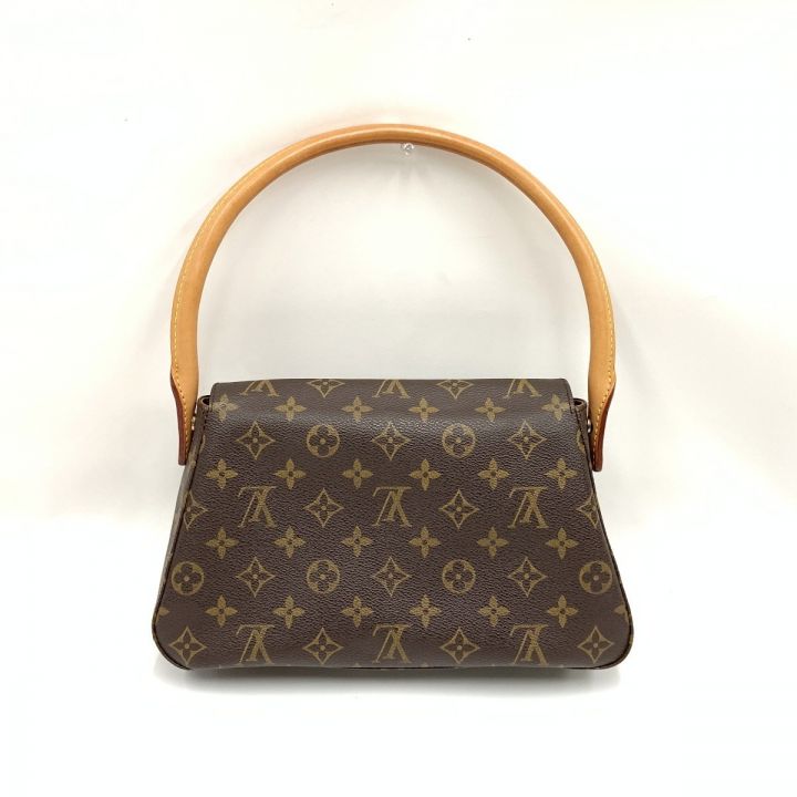 LOUIS VUITTON ルイヴィトン モノグラム ミニ ルーピング セミショルダーバッグ M51147 ブラウン｜中古｜なんでもリサイクルビッグバン