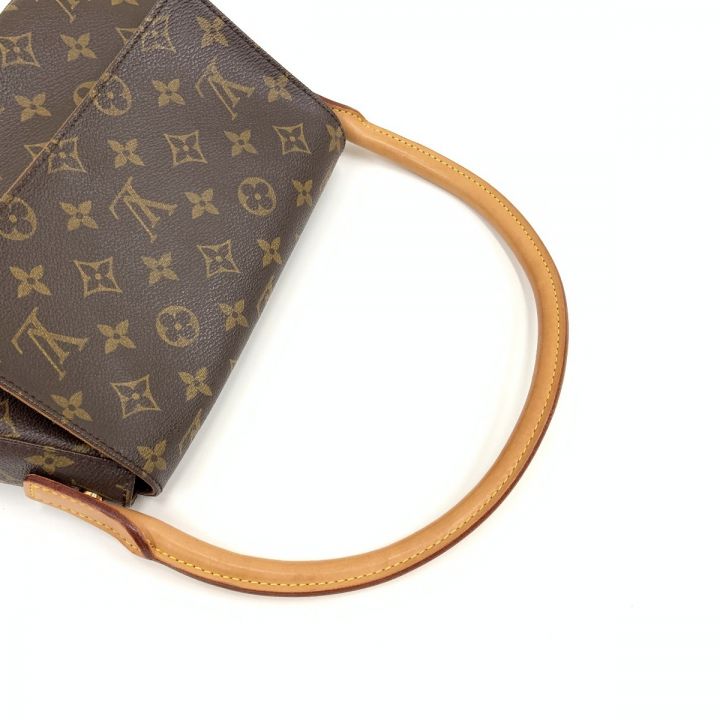 LOUIS VUITTON ルイヴィトン モノグラム ミニ ルーピング セミショルダーバッグ M51147 ブラウン｜中古｜なんでもリサイクルビッグバン