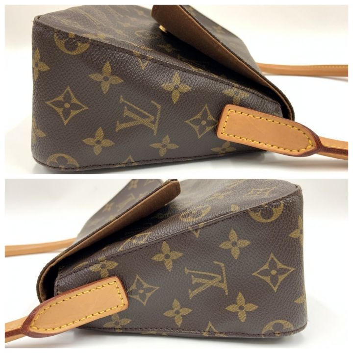 LOUIS VUITTON ルイヴィトン モノグラム ミニ ルーピング セミショルダーバッグ M51147 ブラウン｜中古｜なんでもリサイクルビッグバン