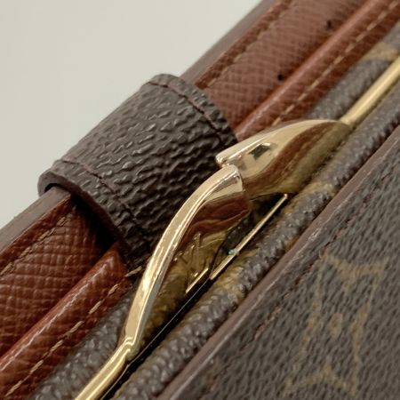  LOUIS VUITTON ルイヴィトン モノグラム ポルトフォイユ ヴィエノワ がま口短財布 M61663 ブラウン