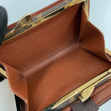 LOUIS VUITTON ルイヴィトン モノグラム ポルトフォイユ ヴィエノワ がま口短財布 M61663 ブラウン