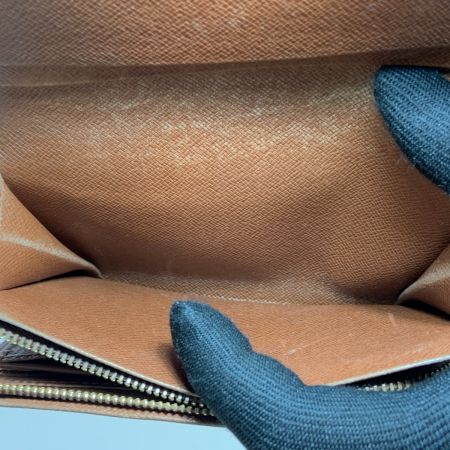  LOUIS VUITTON ルイヴィトン モノグラム ポルト モネ ビエ トレゾール 二つ折り財布 M61730 ブラウン