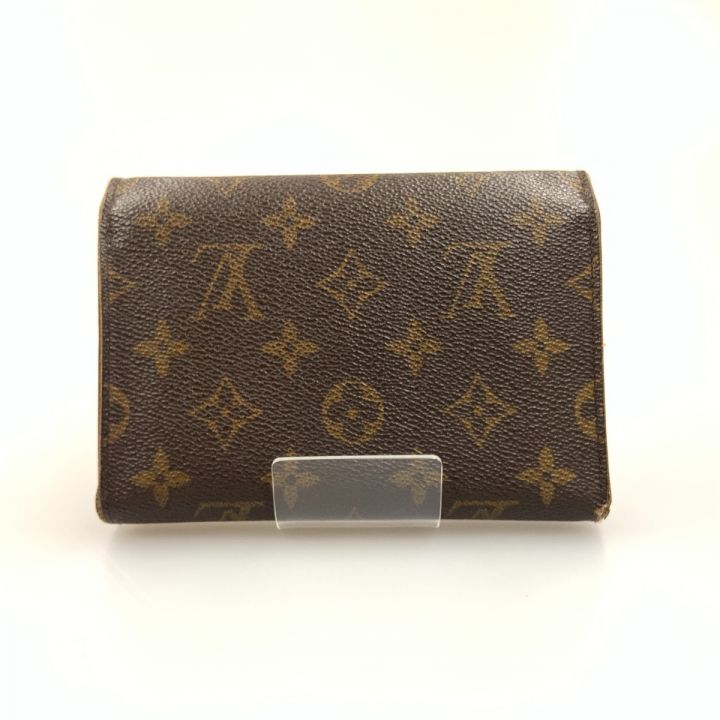 LOUIS VUITTON ルイヴィトン モノグラム ポルトトレゾール エテュイ パピエ 三つ折り短財布 M61202  ブラウン｜中古｜なんでもリサイクルビッグバン