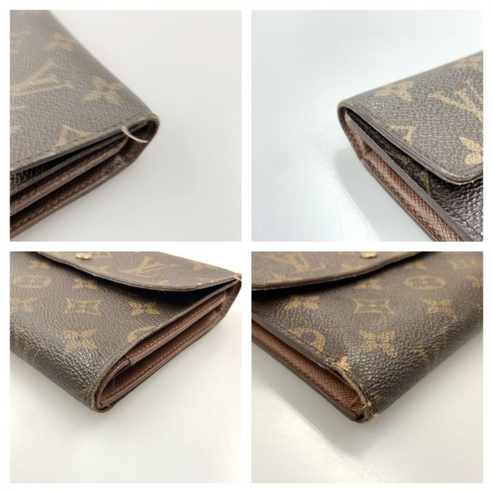 LOUIS VUITTON ルイヴィトン モノグラム ポルトトレゾール エテュイ パピエ 三つ折り短財布 M61202  ブラウン｜中古｜なんでもリサイクルビッグバン