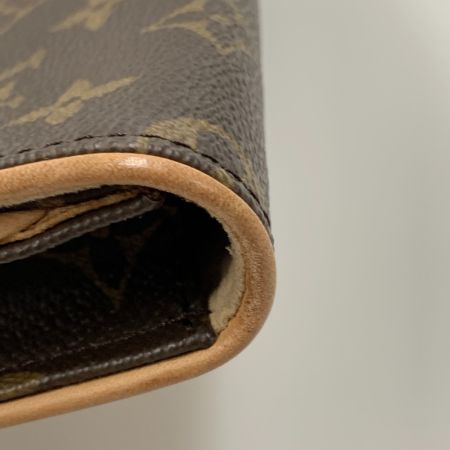  LOUIS VUITTON ルイヴィトン モノグラム ポシェット ツインGM ショルダーバッグ  M51852 ブラウン