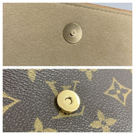  LOUIS VUITTON ルイヴィトン モノグラム ポシェット ツインGM ショルダーバッグ  M51852 ブラウン