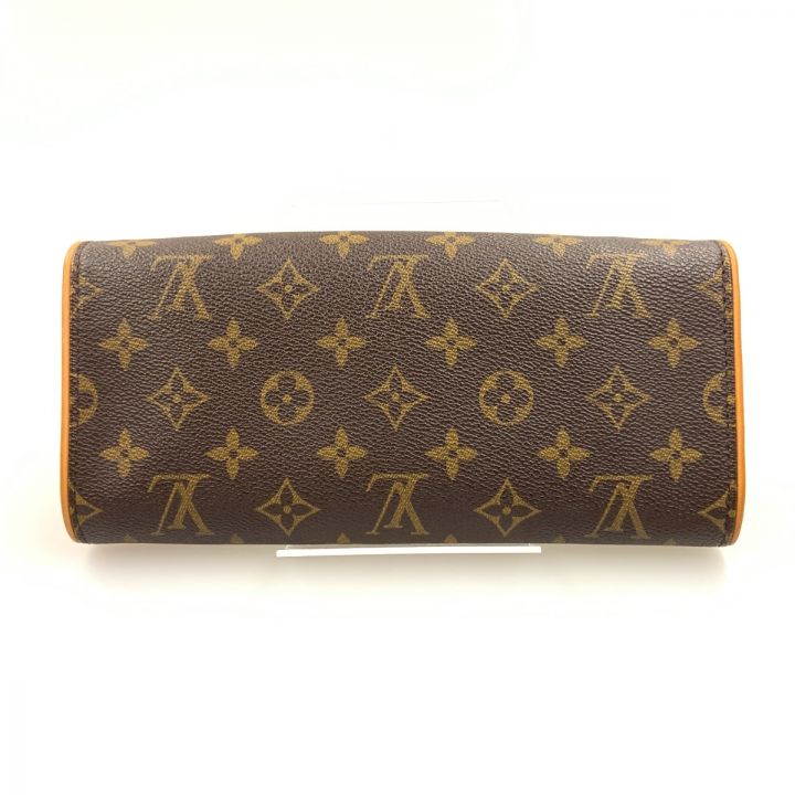 LOUIS VUITTON ルイヴィトン モノグラム ポシェット ツインGM ショルダーバッグ M51852 ブラウン ｜中古｜なんでもリサイクルビッグバン