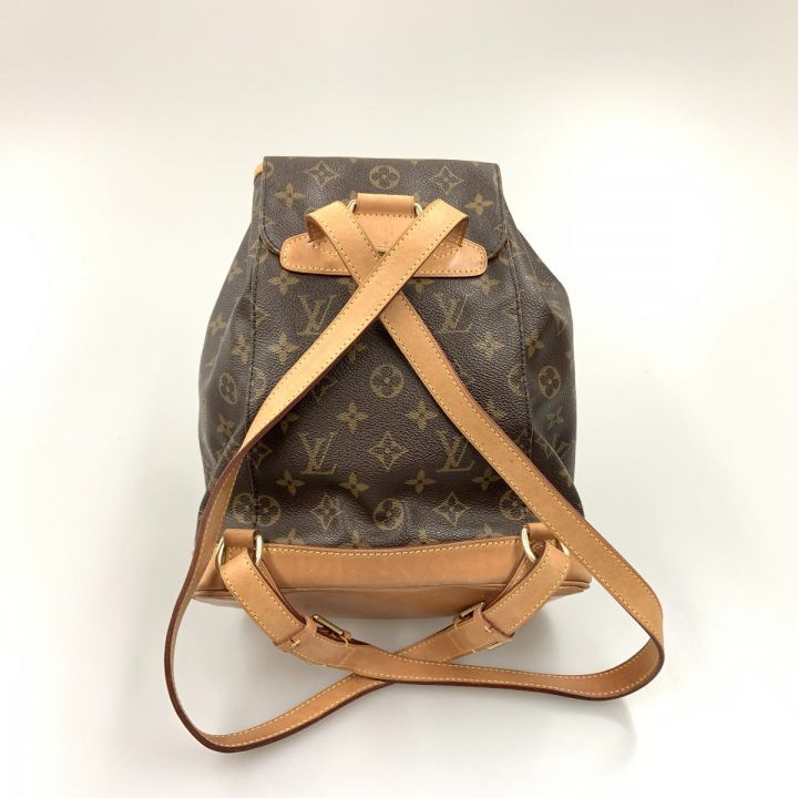 LOUIS VUITTON ルイヴィトン モノグラム モンスリMM バックパック M51136 ブラウン｜中古｜なんでもリサイクルビッグバン