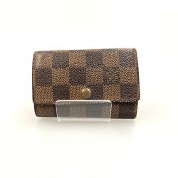 〇〇 LOUIS VUITTON ルイヴィトン ダミエ ミュルティクレ6 6連キーケース N62630 ブラウン Cランク