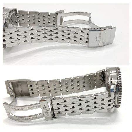  BREITLING ブライトリング モンブリラン 自動巻き腕時計 A41370 シルバー