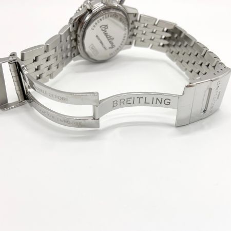  BREITLING ブライトリング モンブリラン 自動巻き腕時計 A41370 シルバー