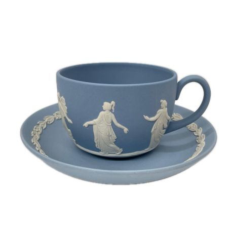 Wedgwood ウェッジウッド 食器 カップ&ソーサー JASPER ダンシングアワー  ペールブルー