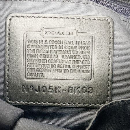 COACH コーチ シグネチャー ワンショルダーバッグ 8K03 ブラック