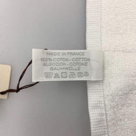  HERMES エルメス Hロゴ アヴァロン ハンドタオル タオル 102192M ブルー x ブルー