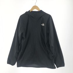 〇〇 THE NORTH FACE ザノースフェイス エニータイムウィンドフーディー ナイロンパーカー サイズL NP72385 ブラック Bランク