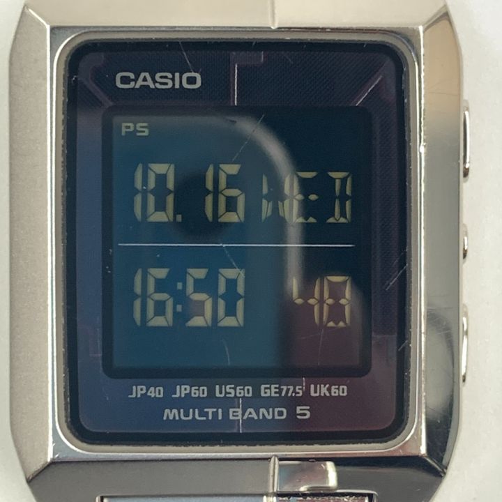 CASIO カシオ i-RANGE アイレンジ 電波クォーツ 腕時計 IRW-M200 シルバー｜中古｜なんでもリサイクルビッグバン