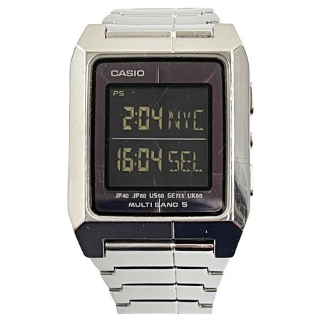  CASIO カシオ 腕時計 i-RANGE アイレンジ wave ceptor 電波クォーツ  IRW-M200D TM シルバー