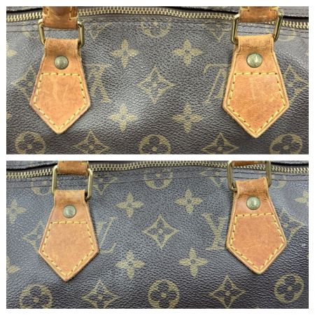  LOUIS VUITTON ルイヴィトン モノグラム スピーディ35 ハンドバッグ ボストンバッグ M41524 ブラウン