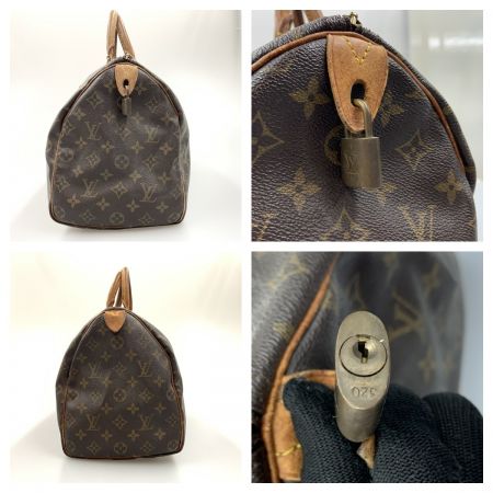  LOUIS VUITTON ルイヴィトン モノグラム スピーディ35 ハンドバッグ ボストンバッグ M41524 ブラウン