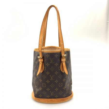  LOUIS VUITTON ルイヴィトン モノグラム バケットPM ショルダーバッグ  M42238 ブラウン