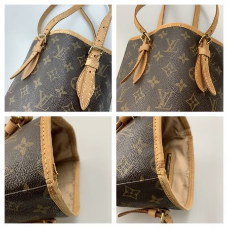  LOUIS VUITTON ルイヴィトン モノグラム バケットPM ショルダーバッグ  M42238 ブラウン