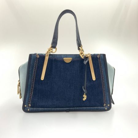  COACH コーチ ドリーマー デニム  2WAY ハンドバッグ  ショルダーバッグ  54066 インディゴ