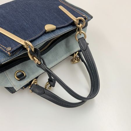  COACH コーチ ドリーマー デニム  2WAY ハンドバッグ  ショルダーバッグ  54066 インディゴ