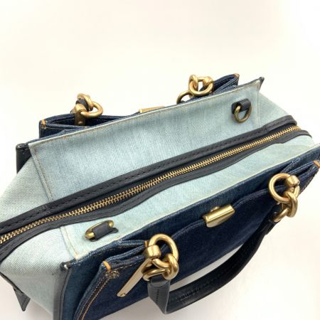  COACH コーチ ドリーマー デニム  2WAY ハンドバッグ  ショルダーバッグ  54066 インディゴ