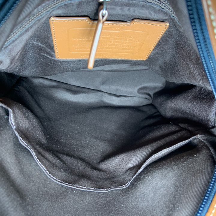 COACH コーチ ヘリテージ レザー 斜め掛け ショルダーバッグ F70813  