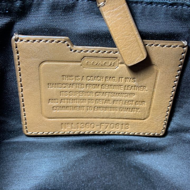 COACH コーチ ヘリテージ レザー 斜め掛け ショルダーバッグ F70813  