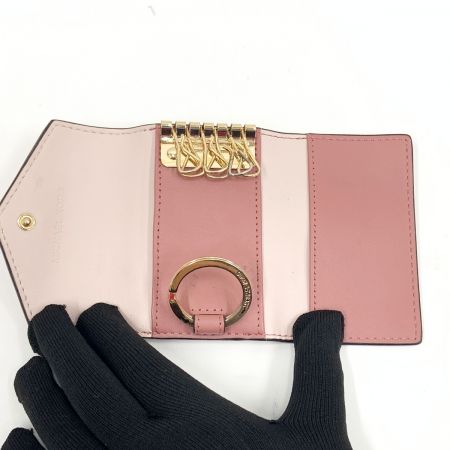  MICHAEL KORS マイケルコース 6連キーケース コインケース ピンク