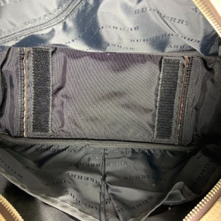  BURBERRY バーバリー ノバチェック ボストンバッグ ハンドバッグ ブラウン