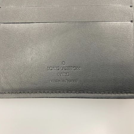  LOUIS VUITTON ルイヴィトン ダミエ アンフィニ ポルトフォイユ ミュルティプル 二つ折り短札入れ N63124 ブラック