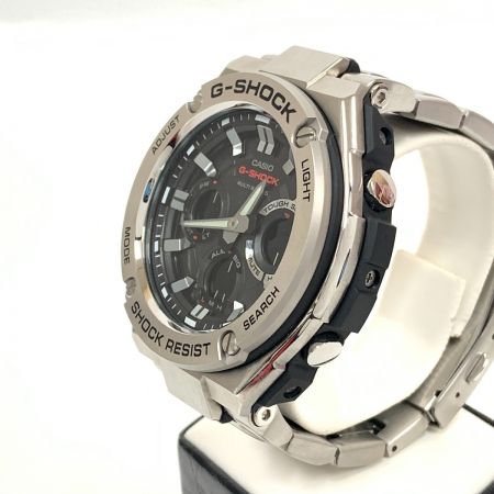  CASIO カシオ Gショック Gスチール ソーラー電波クォーツ 腕時計  GST-W110D-1AJF グレー